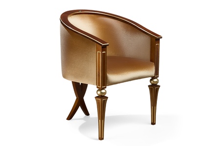Кресло орех с золотом, арт. 150бМ